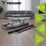 Trizand Pilatesboard 97 x 35 cm met handgrepen, buikrollers en weerstandstraining voor thuis