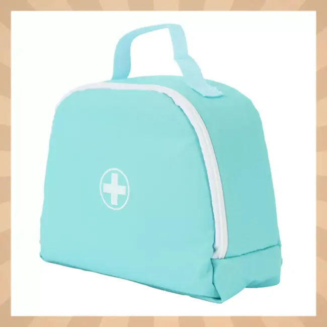 Kruzzel Educatieve tandartsset 24 delig met dokterstas en houten accessoires voor kinderen