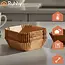 Ruhhy Airfryer papieren inserts 100 stuks 16 x 16 cm