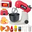 Ruhhy 26 delige keukenaccessoireset met mixer, broodrooster, magnetron en speelgoedeten