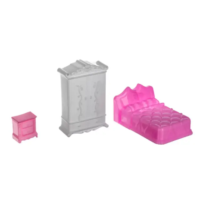 Ruhhy Poppenhuis 3 verdiepingen met 22 meubels en pop