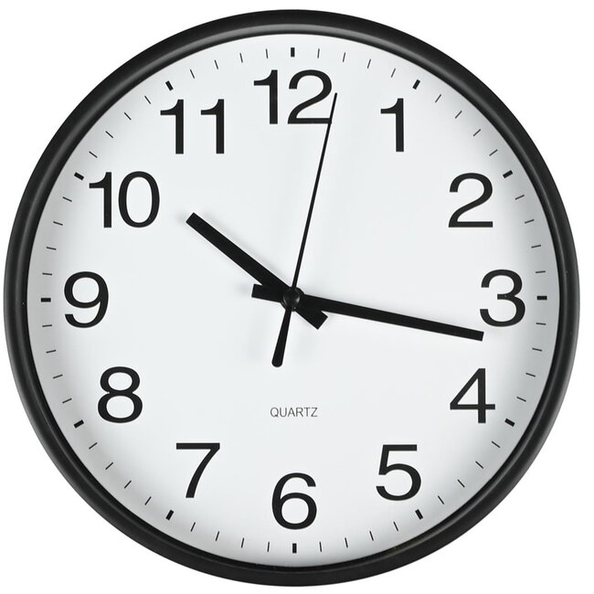 Benson Moderne wandklok - minimalistisch design - Ø30 cm - Mix