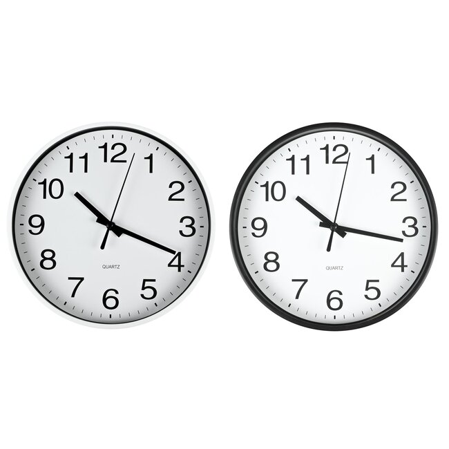 Benson Moderne wandklok - minimalistisch design - Ø30 cm - Mix