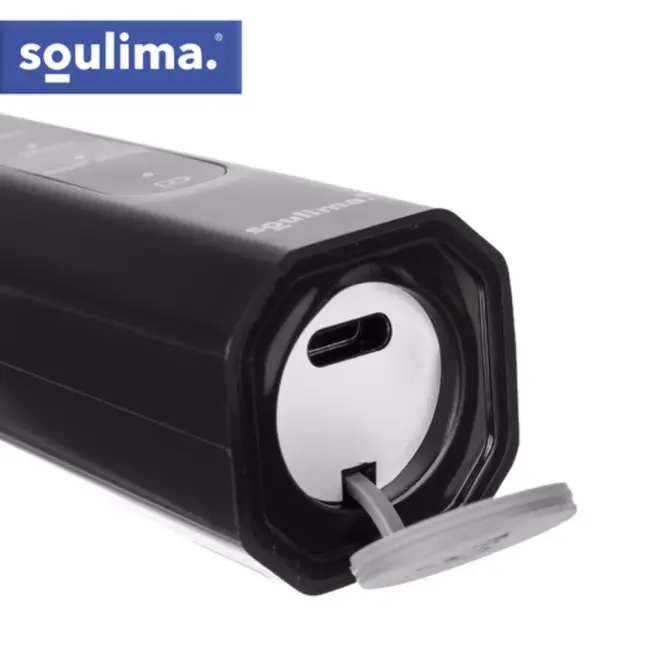Soulima Ultrasone tandreiniger met 5 intensiteiten, LED verlichting en tips voor tandsteen verwijderen