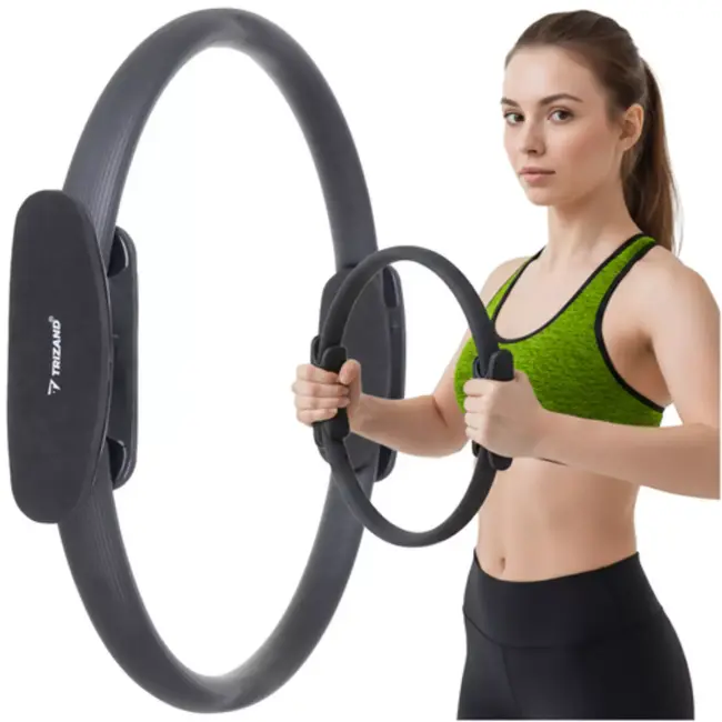 Trizand Pilatesring 38 cm met ergonomische grip voor training en revalidatie