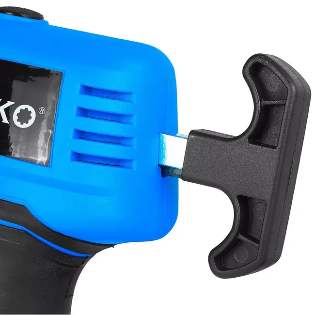 GEKO Batterijgevoede kitspuit 6 volt met ledlicht en constante doseersnelheid voor strak kitwerk