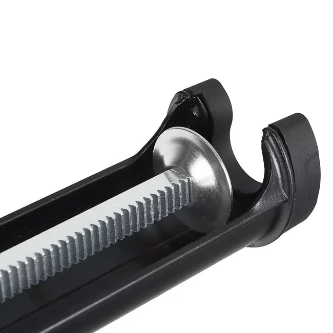 GEKO Batterijgevoede kitspuit 6 volt met ledlicht en constante doseersnelheid voor strak kitwerk