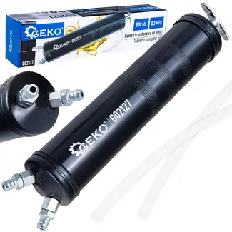 GEKO Zuigerpomp 500 ml voor eenvoudig en gecontroleerd overpompen van olie en onderhoudsvloeistoffen