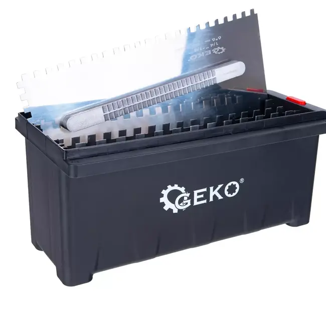 GEKO Complete lijmkamset 280 x 115 mm met snelwisselhandgreep en zes roestvaststalen kammen