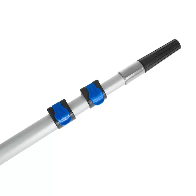 GEKO Complete 9 delige afwerkmessenset met afwerkroller, telescoopsteel, verstelbare adapter en duurzame transportkoffer