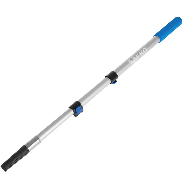 GEKO Complete 9 delige afwerkmessenset met afwerkroller, telescoopsteel, verstelbare adapter en duurzame transportkoffer