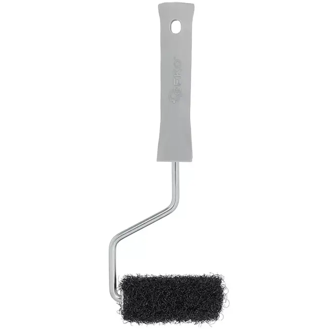 GEKO Compacte afwerkroller 8 × 4 cm met 6 mm handvat en extra roller voor precisiewerk