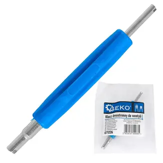 GEKO Dubbelzijdige ventielschroevendraaier voor Schrader en Presta