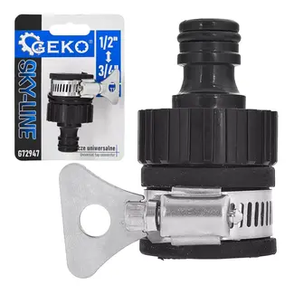 GEKO Sky-Line universele kraankoppeling met metalen klem voor kranen met of zonder schroefdraad