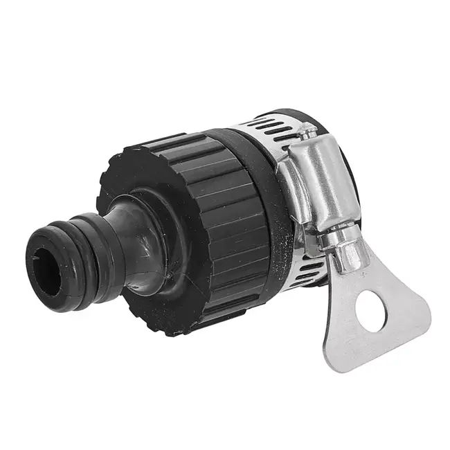 GEKO Sky-Line universele kraankoppeling met metalen klem voor kranen met of zonder schroefdraad