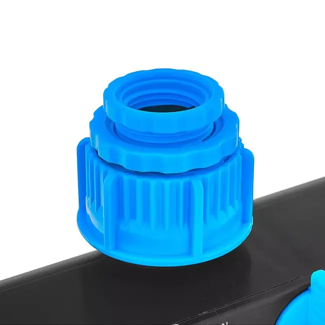 GEKO Sky-Line 4-weg waterverdeler met 1" aansluiting en reducties voor 3/4" en 1/2"