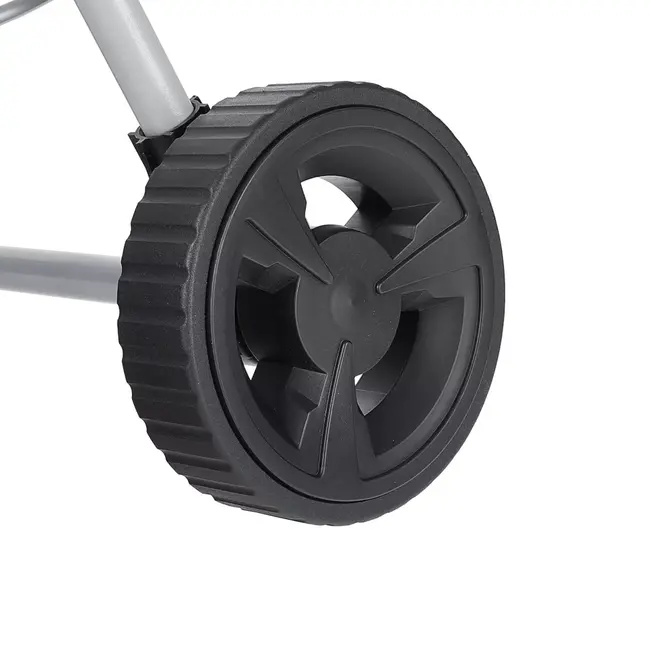 GEKO Sky-Line metalen tuinslangwagen voor 1/2" slangen tot 60 m met wielen en slinger