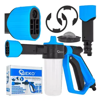 GEKO Laagdruk water- en schuimpistool Sky-Line met 240 ml tank en filterset