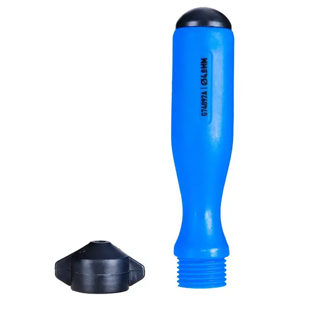 GEKO Ergonomisch vijlhandvat 4 mm met schroefklem voor kettingzaag slijpen