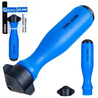 GEKO Ergonomisch 4,8 mm vijlhandvat met schroefklem voor precies kettingzaag slijpen