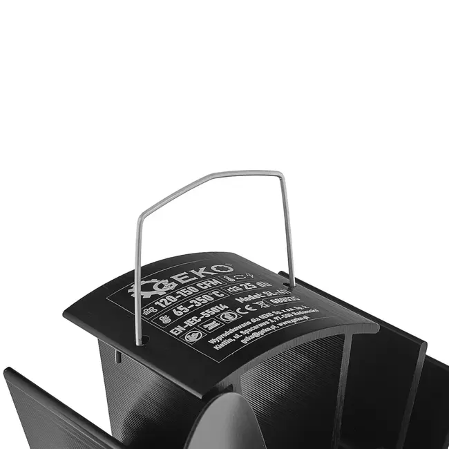 GEKO Energiezuinige kachelventilator 180 mm voor betere warmtecirculatie zonder stroom