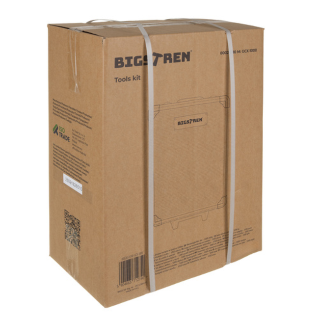 Bigstren Complete 1000-delige gereedschapsset in aluminium trolleykoffer voor elke klus thuis en in de werkplaats