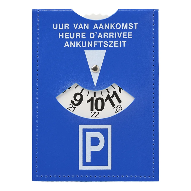 ProPlus Compacte Duitse parkeerschijf in polybag met duidelijke aankomsttijdweergave