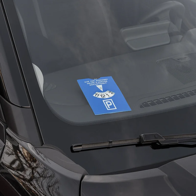 ProPlus Compacte Duitse parkeerschijf in polybag met duidelijke aankomsttijdweergave