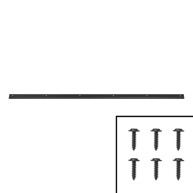 ProPlus Zwart geanodiseerde tentrail 100 cm met 180° profiel voor luifels en voortenten