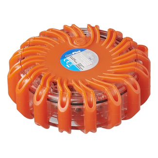 ProPlus Compacte oranje waarschuwingsdisk met 16 LED’s, magneetbevestiging en 360° veiligheidsbereik