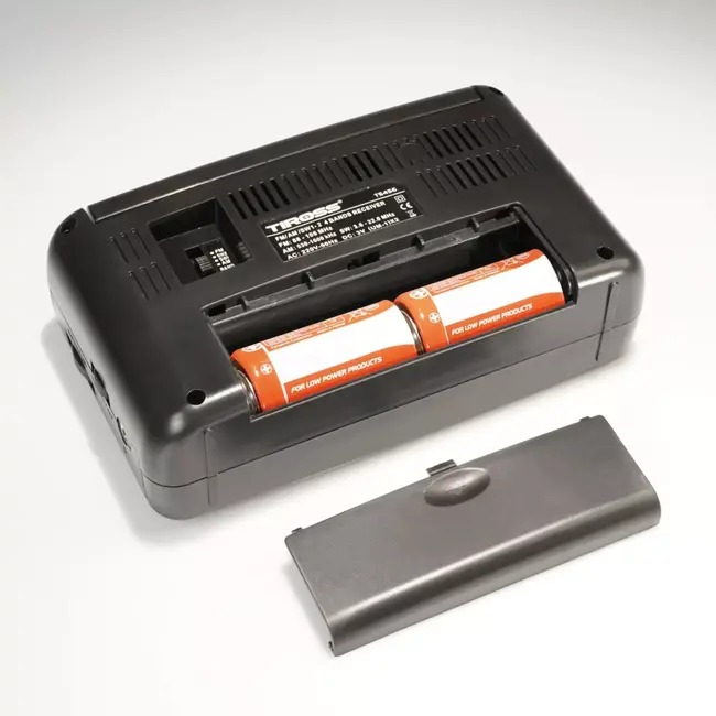 TIROSS Draagbare FM AM SW noodradio met 360 graden antenne batterij of netstroom voor noodpakketten