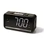 TIROSS Digitale radio wekker met groot dimbaar led display, fm radio, dubbel alarm, nachtlicht en usb voeding