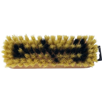 Hendrik Jan Luiwagen fiber 22 cm met middelharde natuurvezels en FSC houten borstelkop voor stevig schrobwerk