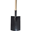Hendrik Jan SSpade met opstap en essenhouten steel 85 cm gelakt blad
