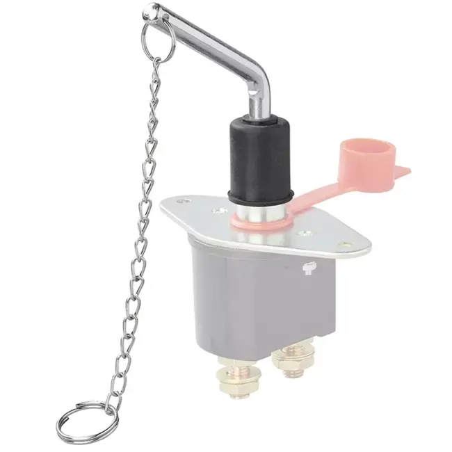 ProPlus Sleutel voor hoofdstroomschakelaar met metalen ketting en ring Ø15 mm