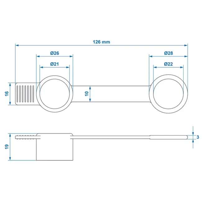 ProPlus Rode pvc beschermkap hoofdstroomschakelaar tegen water en vuil