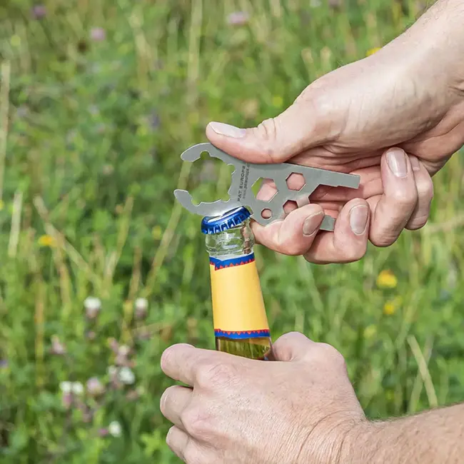 ProPlus RVS multifunctionele gasflessleutel 8 10 13 17 19 mm met flessenopener voor gasflessen