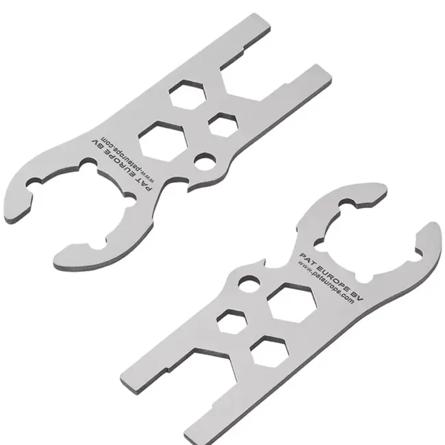 ProPlus RVS multifunctionele gasflessleutel 8 10 13 17 19 mm met flessenopener voor gasflessen