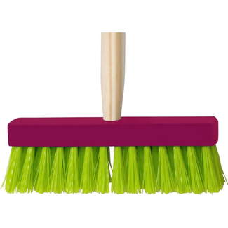 Hendrik Jan Kinderbezem met houten steel 75 cm en FSC keurmerk voor schoonmaken in huis & tuin