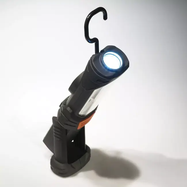 TIROSS Multifunctionele oplaadbare led noodlamp met 330 lumen, magneet en draaibare haak