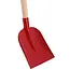 Talen Tools Betonschop gehard staal rood met dubbel gebogen essenhouten steel 130 cm met T-greep