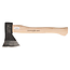 Hendrik Jan Universele keukenbijl 600 gram met essenhouten steel voor haardhout en kluswerk