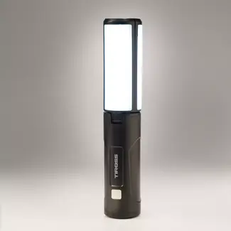 TIROSS Oplaadbare multifunctionele werklamp met 1800 mAh accu, magneetvoet en waarschuwingslicht
