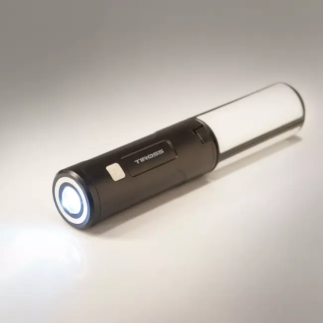 TIROSS Oplaadbare multifunctionele werklamp met 1800 mAh accu, magneetvoet en waarschuwingslicht