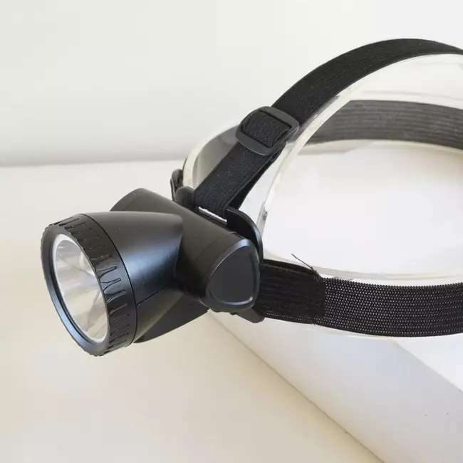 TIROSS Compacte oplaadbare hoofdlamp met 1W LED en verstelbare band - 1200mAh accu - USB-C