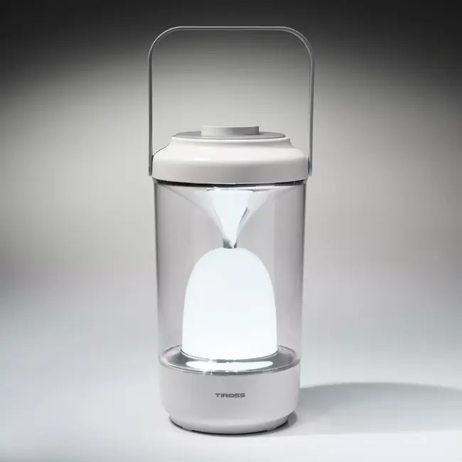 TIROSS Oplaadbare LED noodlamp met powerbank voor noodpakket, camping, auto en stroomstoring thuis