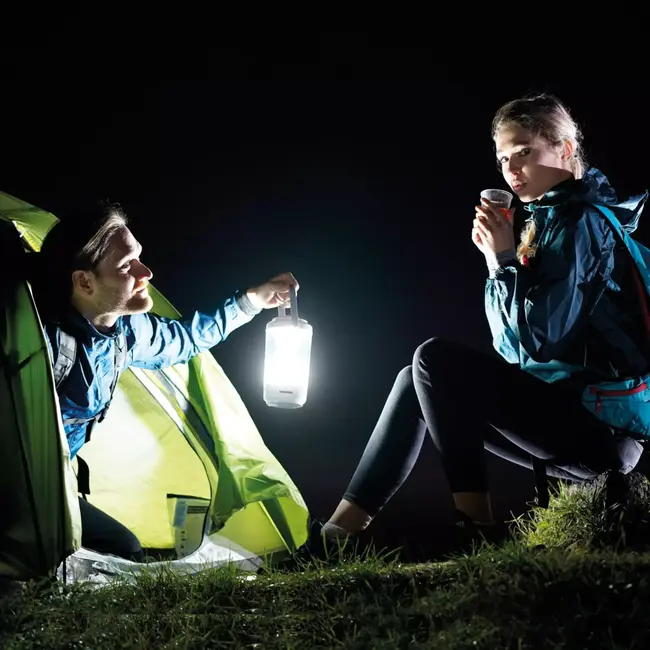 TIROSS Oplaadbare LED noodlamp met powerbank voor noodpakket, camping, auto en stroomstoring thuis