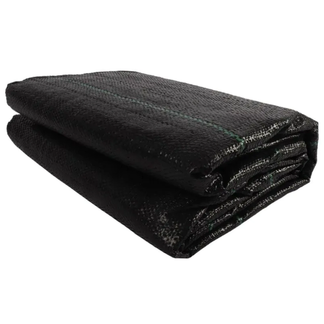 Hendrik Jan Anti worteldoek 4x 5 m van geweven polypropyleen voor onder grind, houtsnippers en tegels