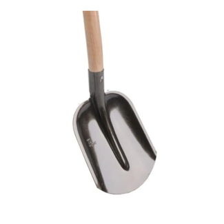 Hendrik Jan Bats OO met ruim blad 265 x 215 mm en essenhouten T-greep steel van 100 cm