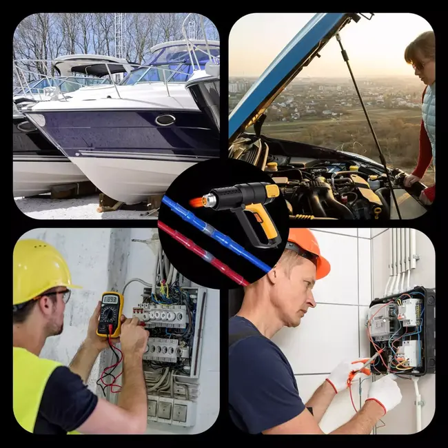 Dragon-Tools Soldeer-krimpkous kabelverbinders set waterdicht 200 stuks